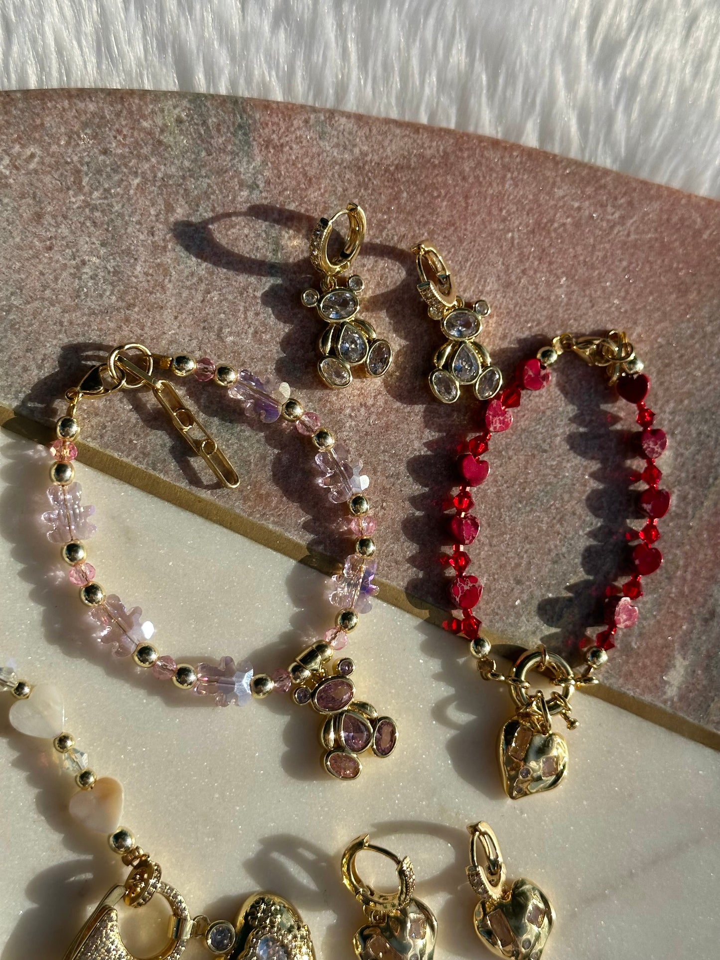 Bracelets & Earrings (Sold Separately)