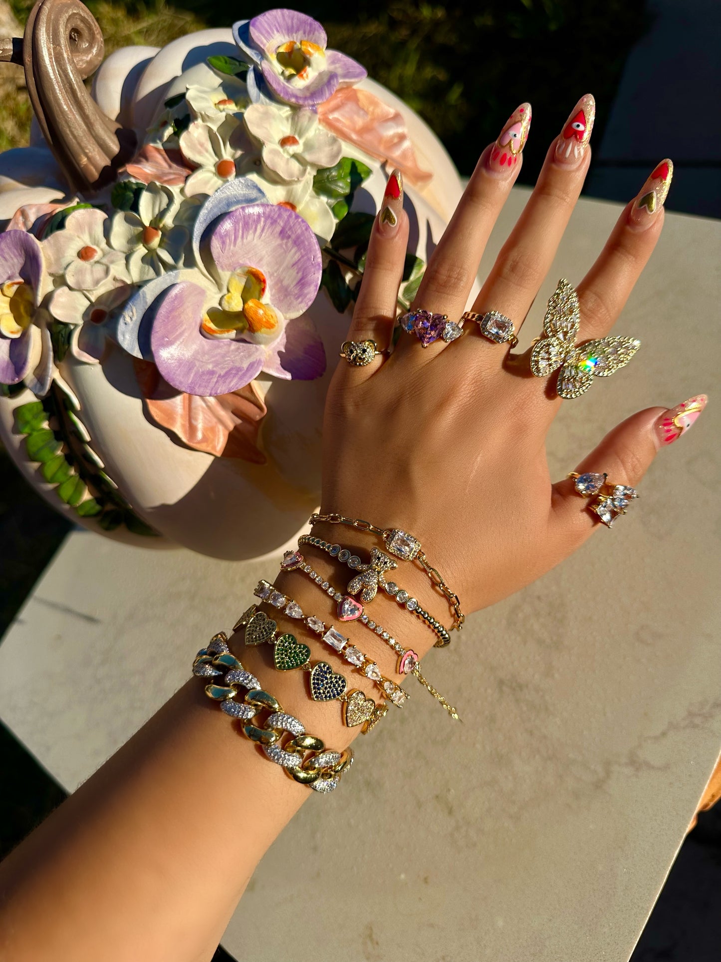 Bracelets & Rings (Sold Separately)