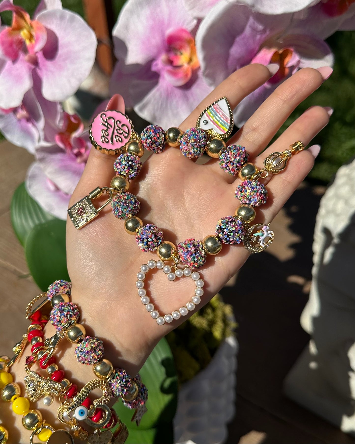 Charms Beaded Bracelet