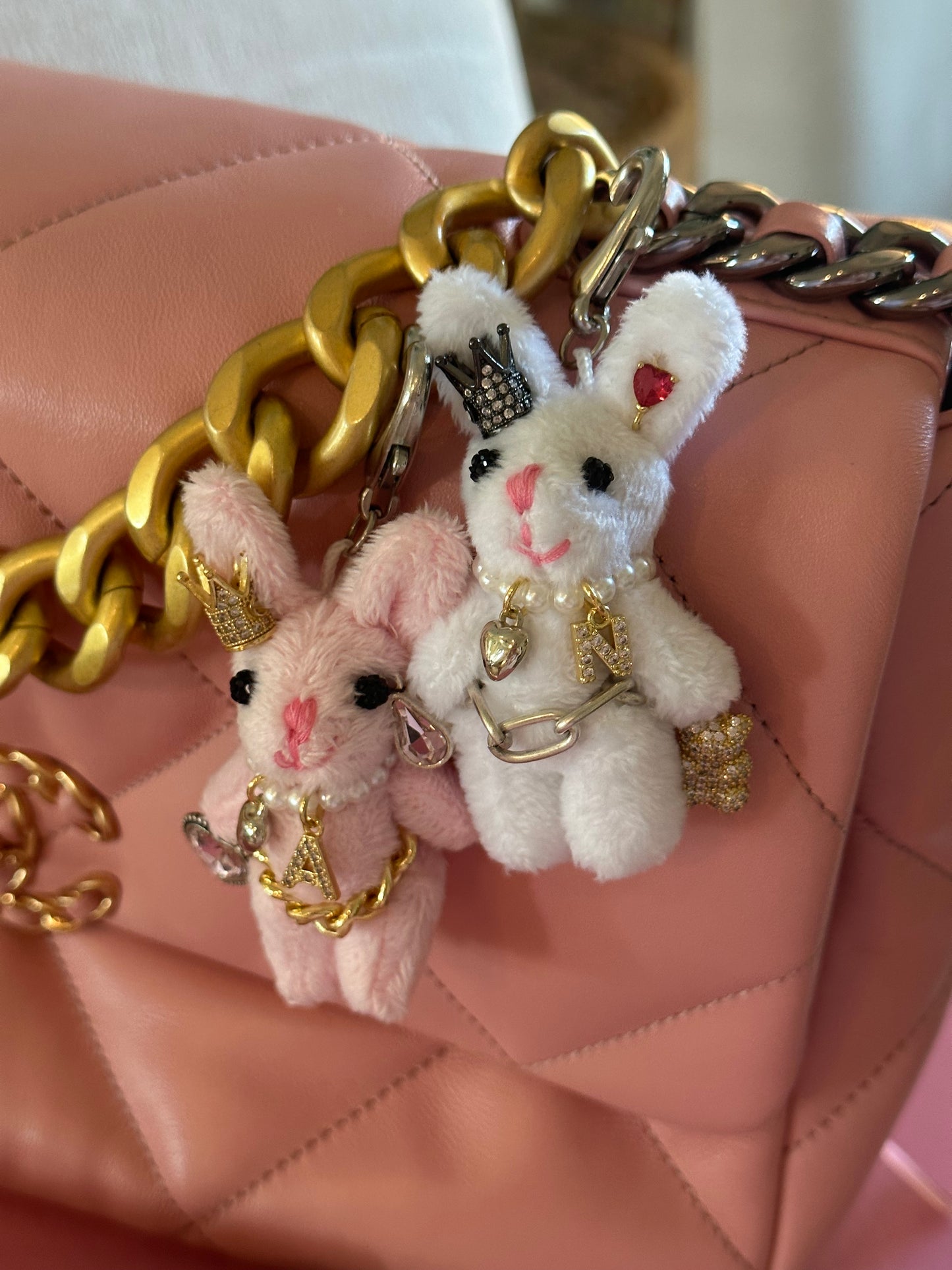 Lucky Bunny Purse Charms/Keychains