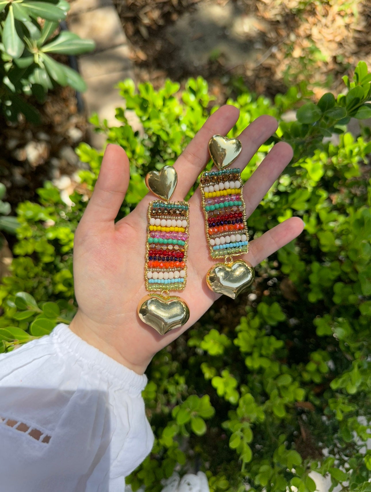 Colorful Crystals XL Earrings