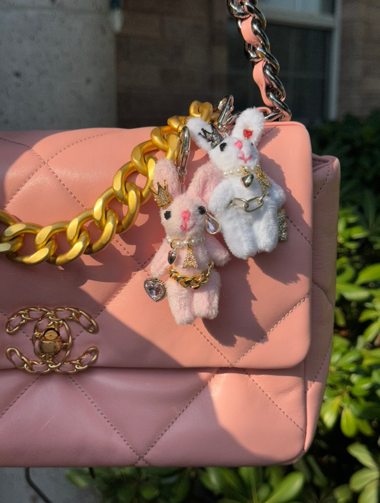 Lucky Bunny Purse Charms/Keychains