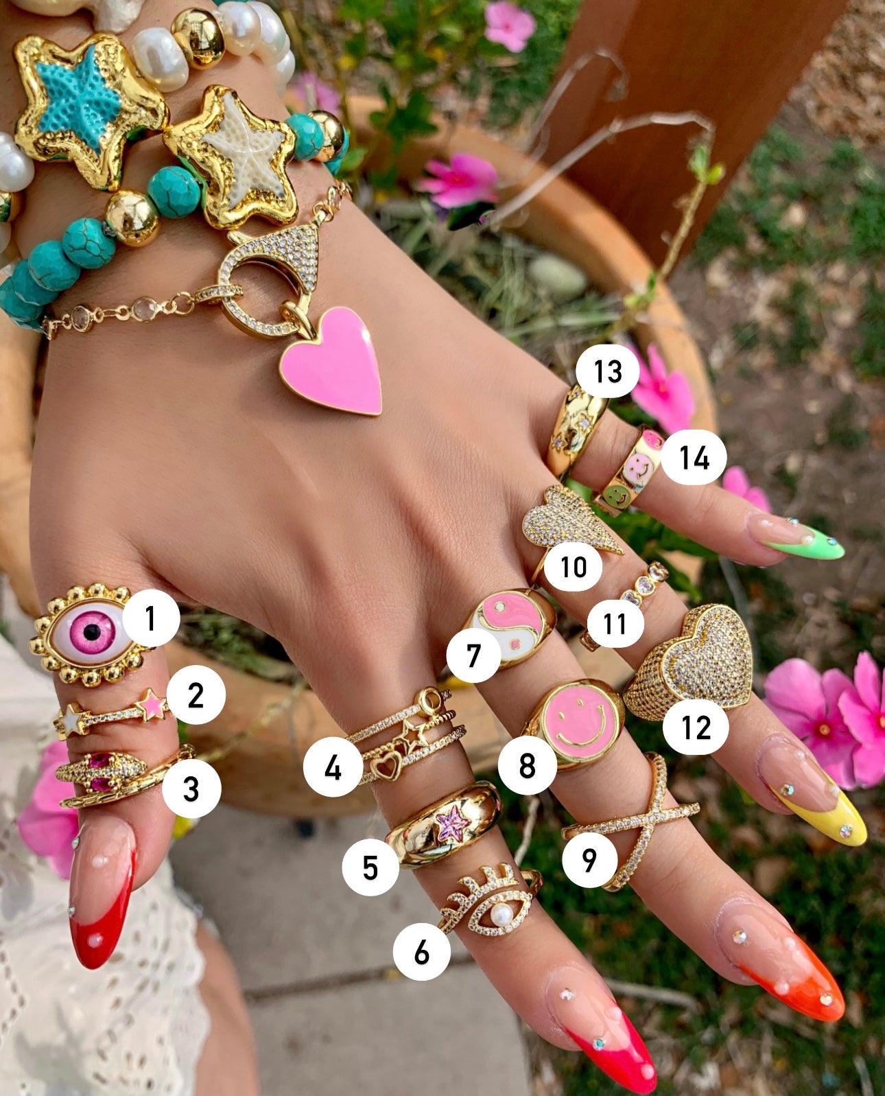 Rings (Sold Separately)