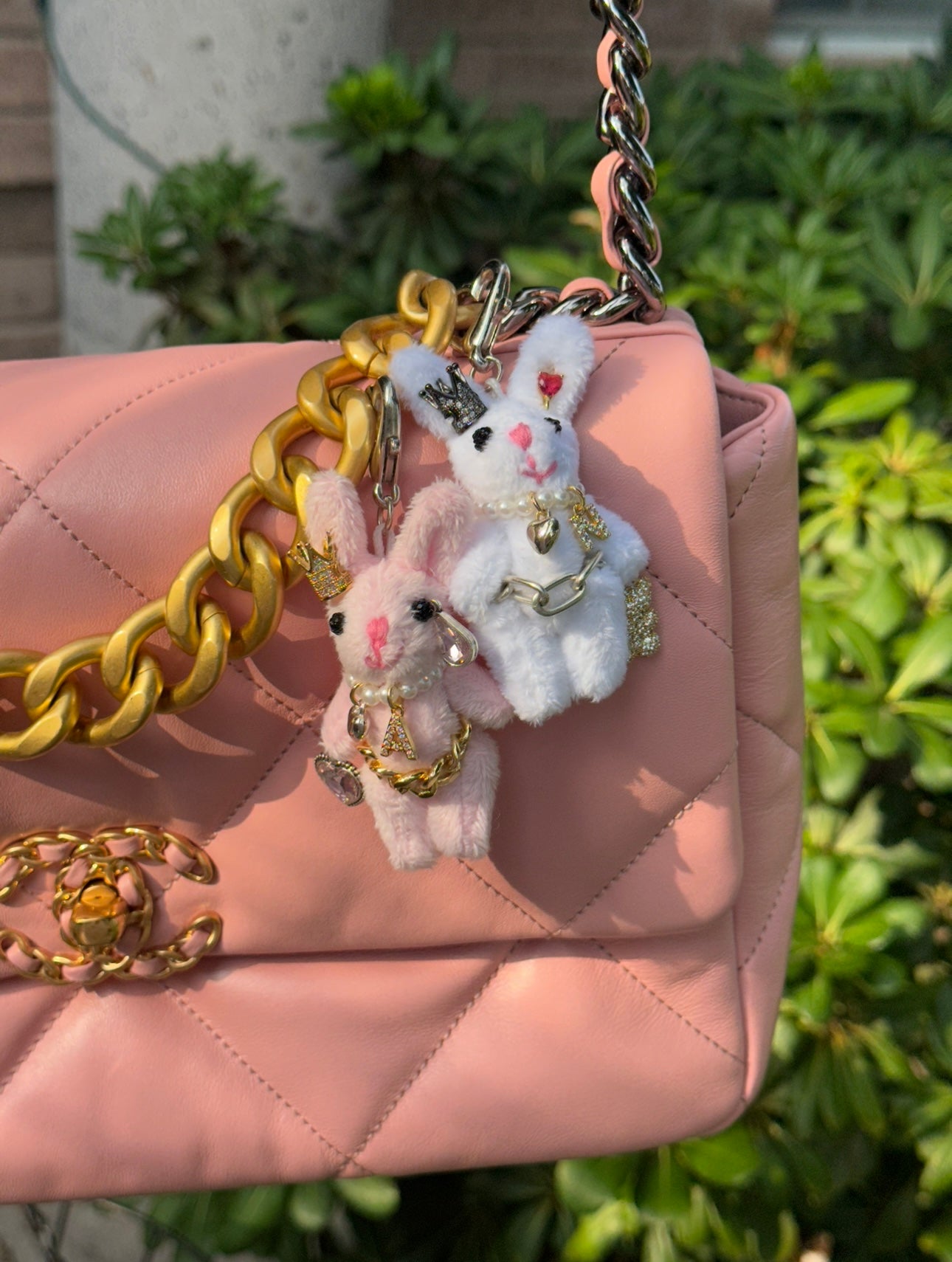 Lucky Bunny Purse Charms/Keychains