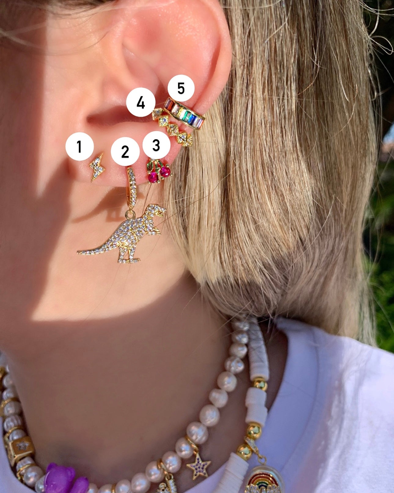 Earrings (Sold Separately)