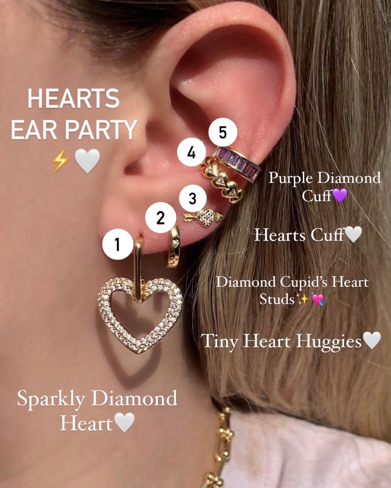 Earrings (Sold Separately)