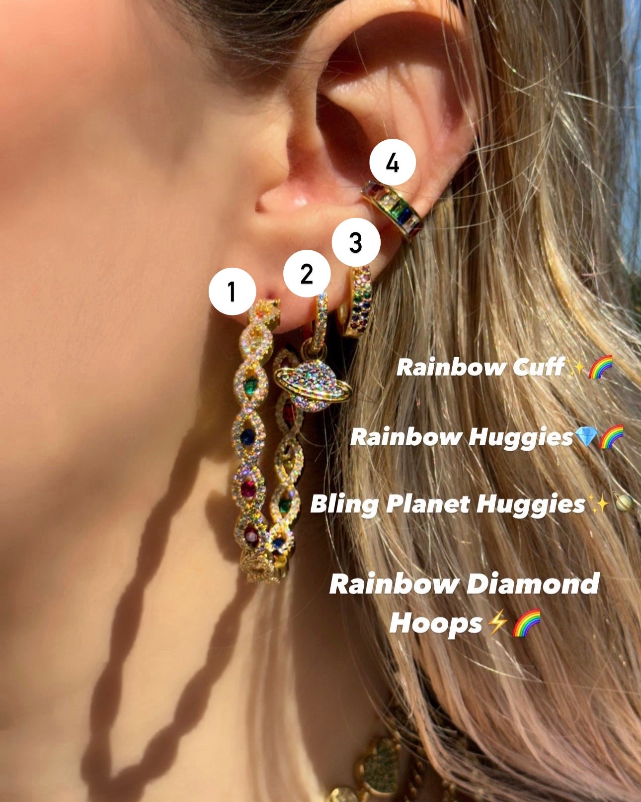 Earrings (Sold Separately)