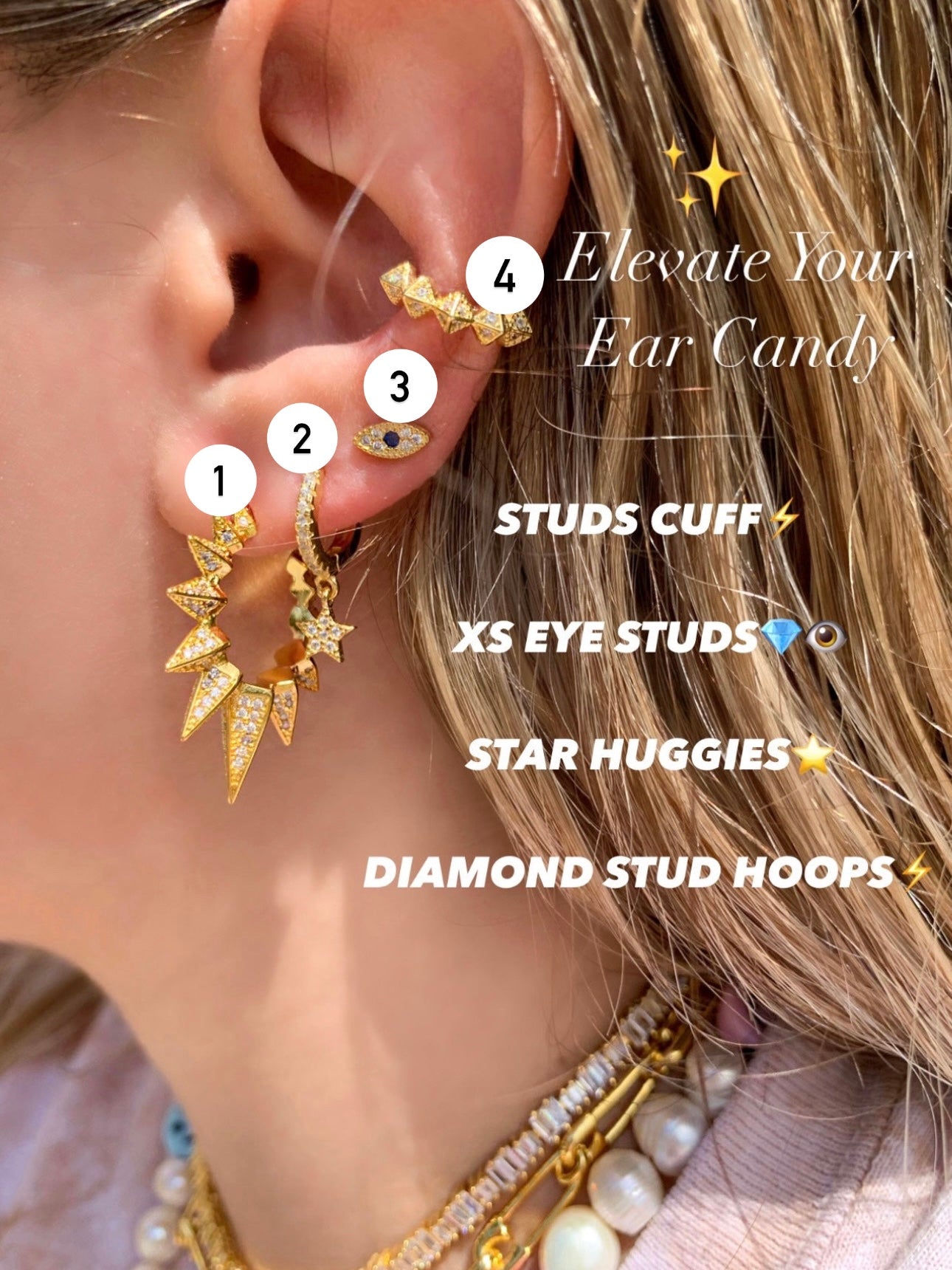 Earrings (Sold Separately)