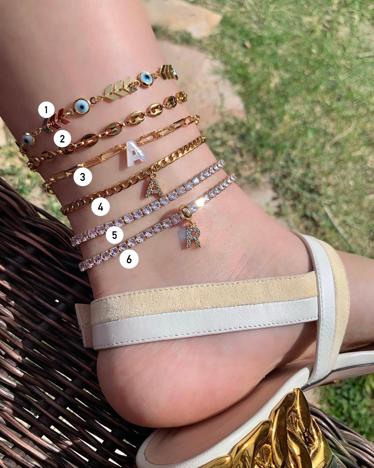 Anklets (Sold Separately)