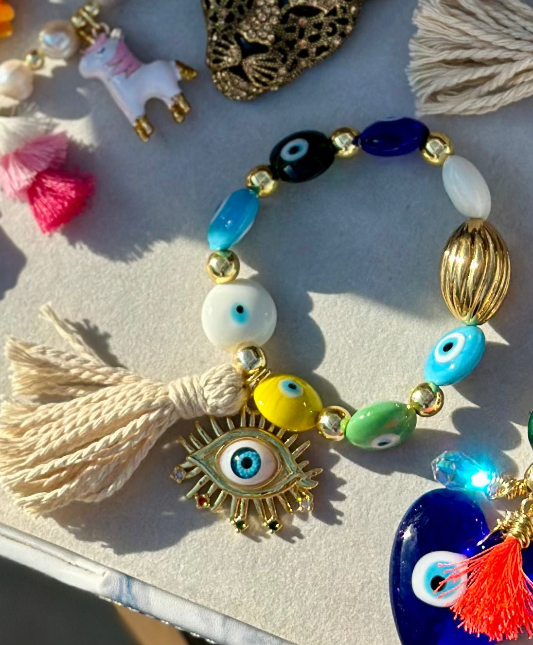Murano Eye Bracelets (Sold Separately)