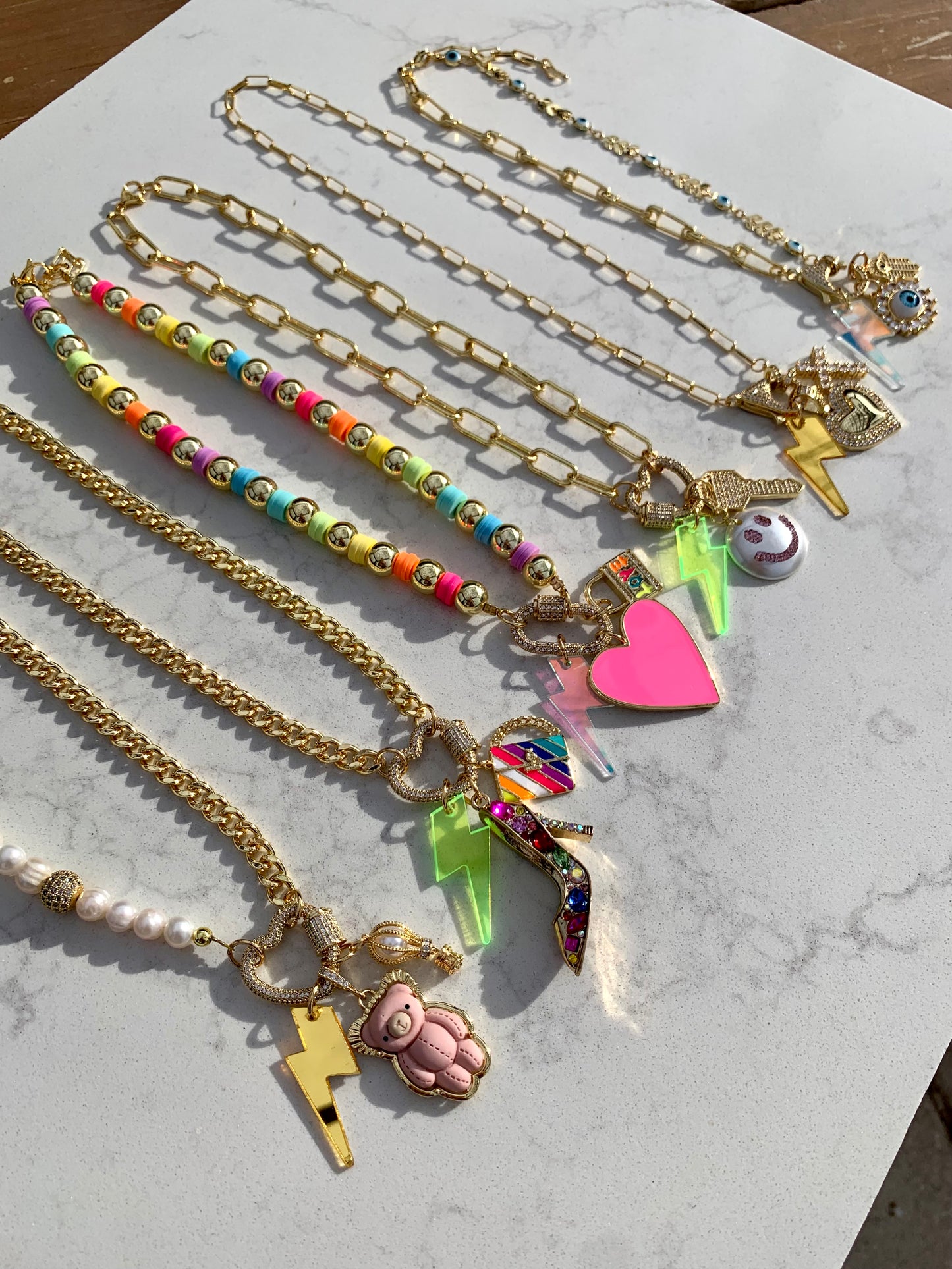 Charm Necklaces (Sold Separately)