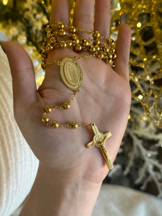 Gold Unisex Rosary