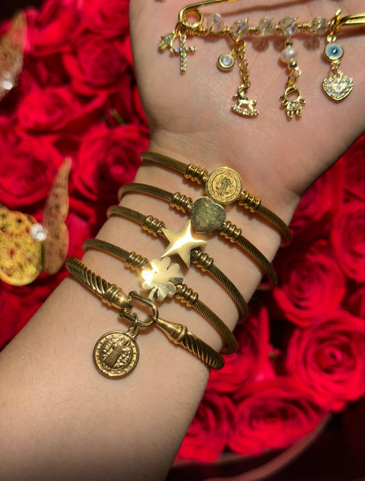 Gold Bracelets (Sold Separately)