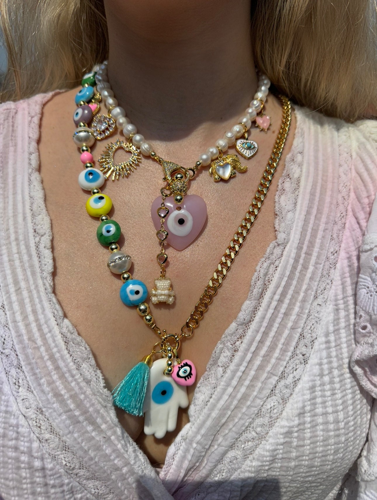 Pastel Eyes Necklaces