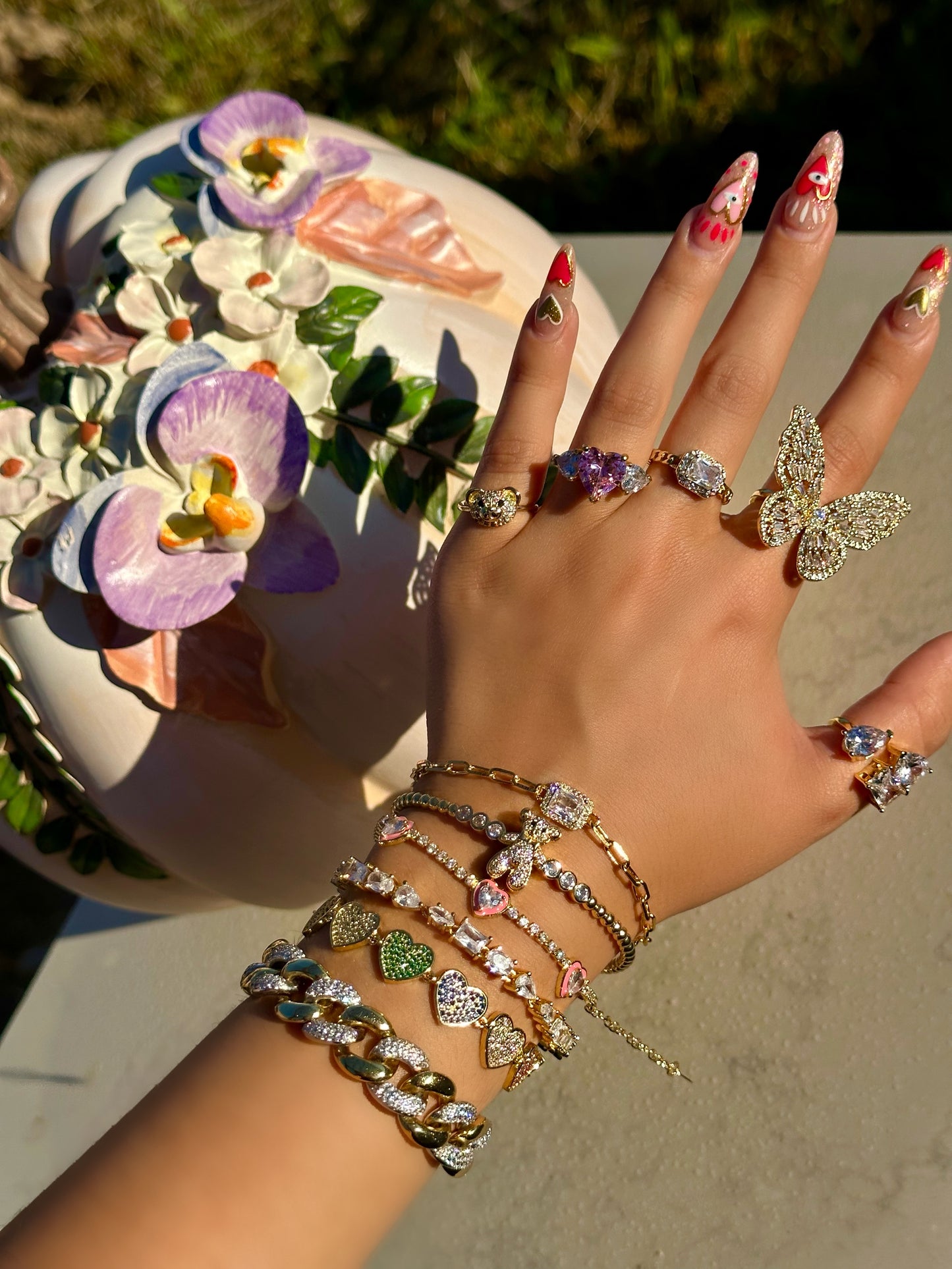 Bracelets & Rings (Sold Separately)
