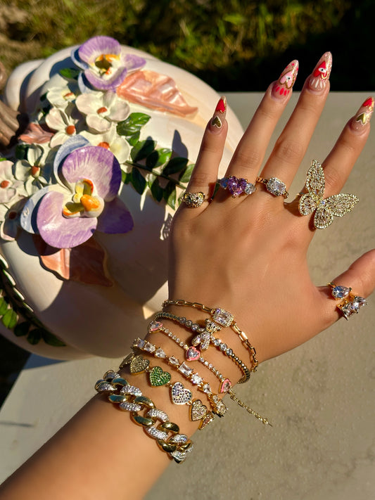 Bracelets & Rings (Sold Separately)