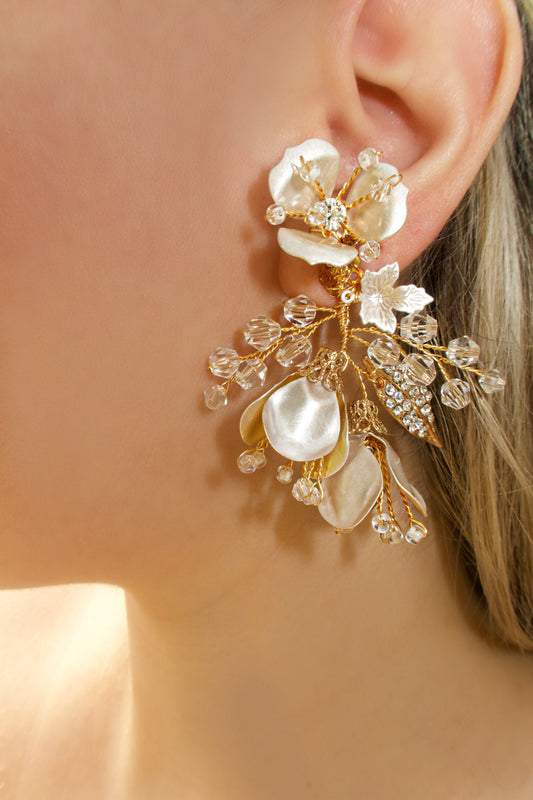 Big Flower Earrings