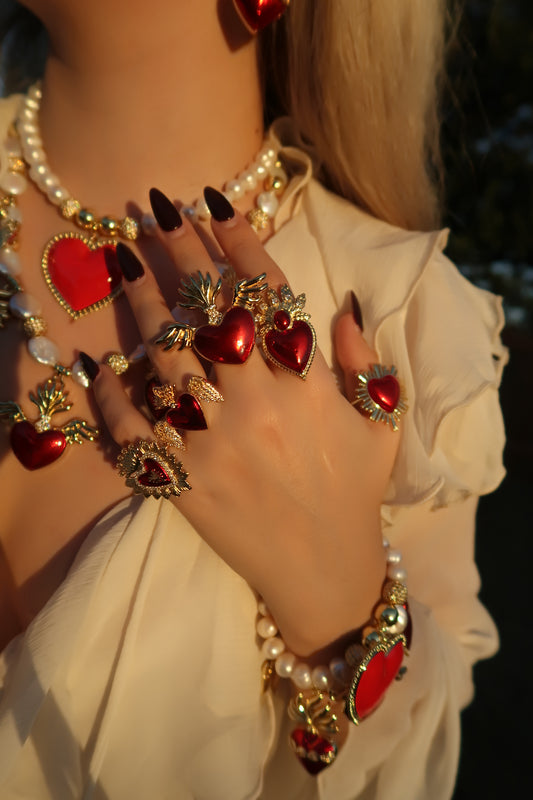 Sacred Heart Rings❤️🔥