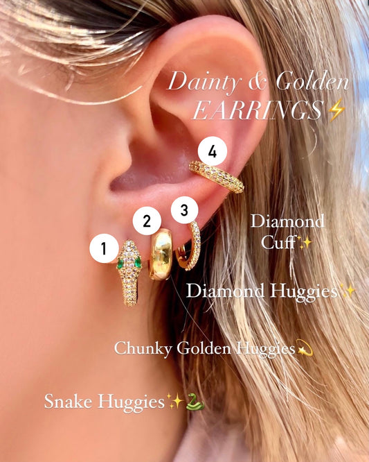 Diamond Earrings (Sold Separately)