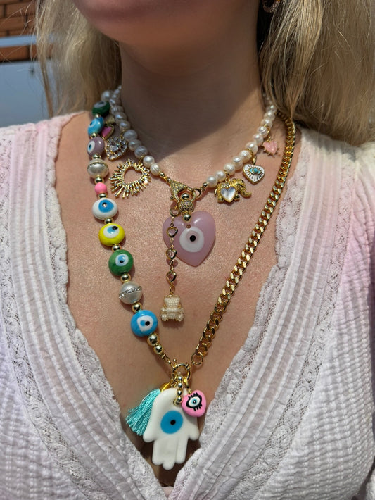 Pastel Eyes Necklaces