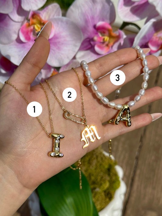 Initial Necklaces