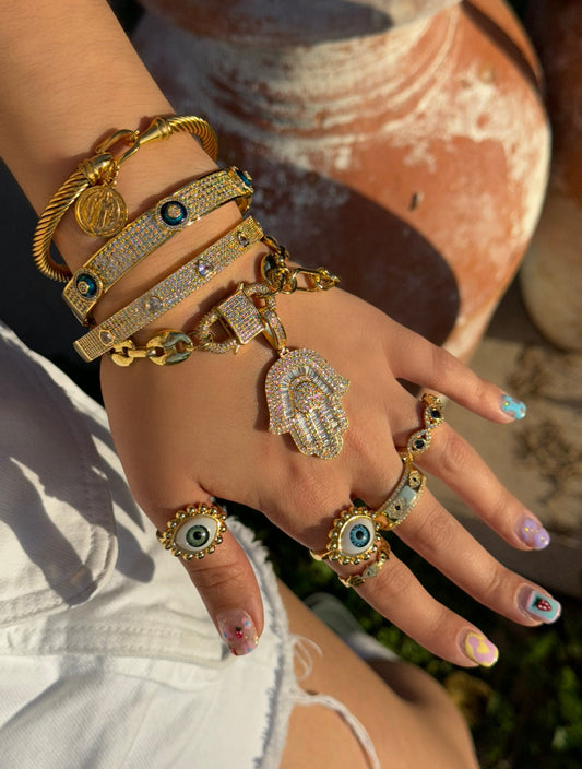 Gold Bracelets & Rings