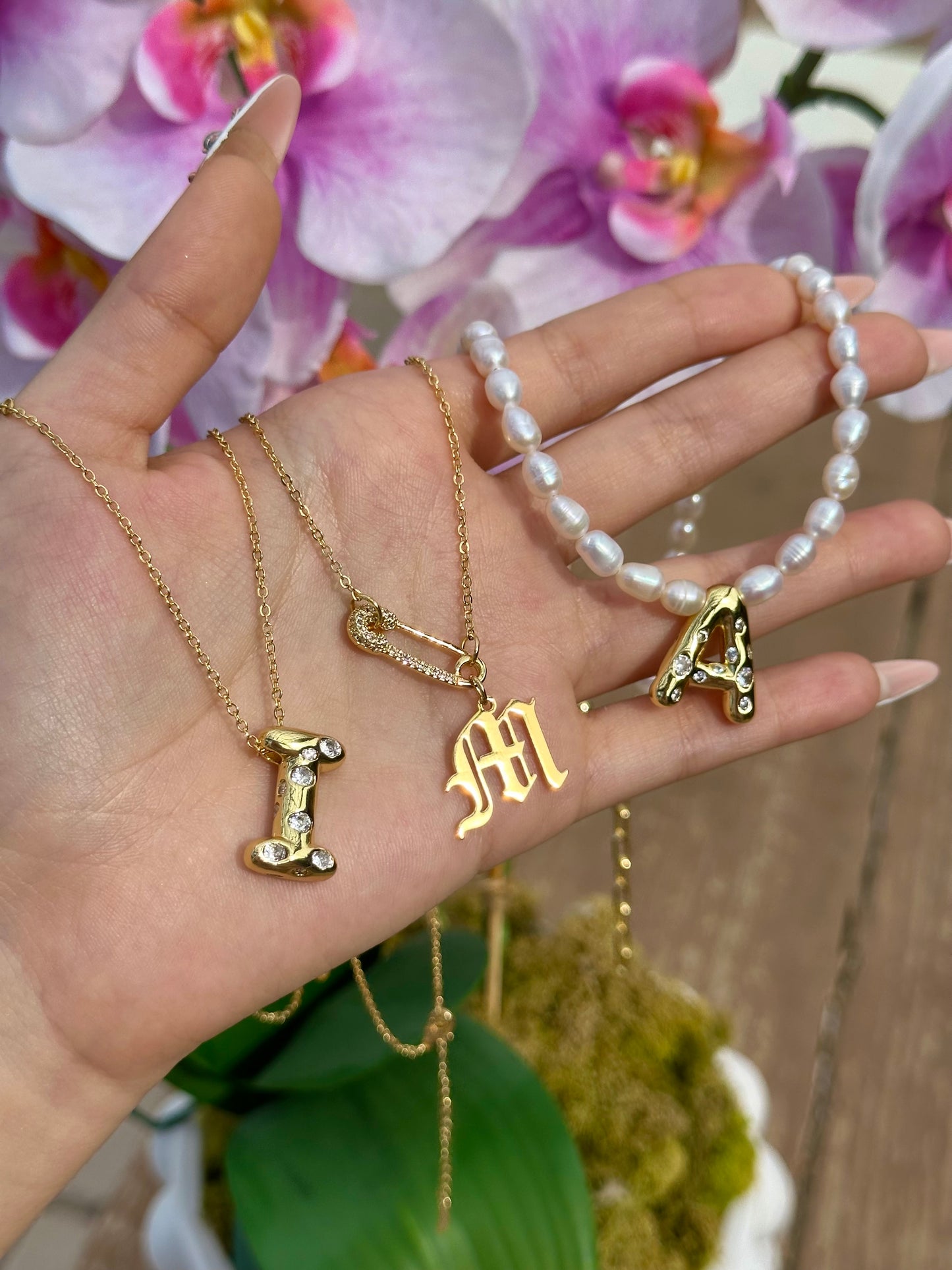 Initial Necklaces