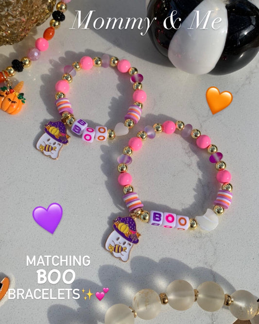 Pink Boo Braceletđź‘»