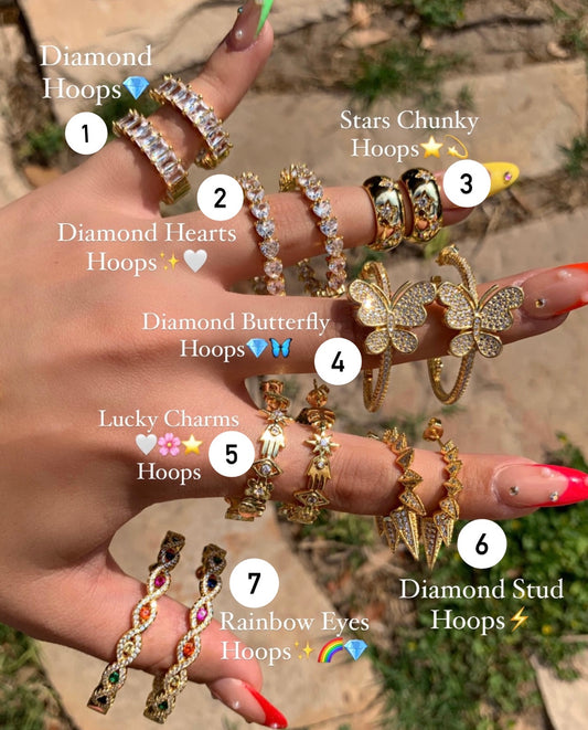Hoops (Each Pair Sold Separately)