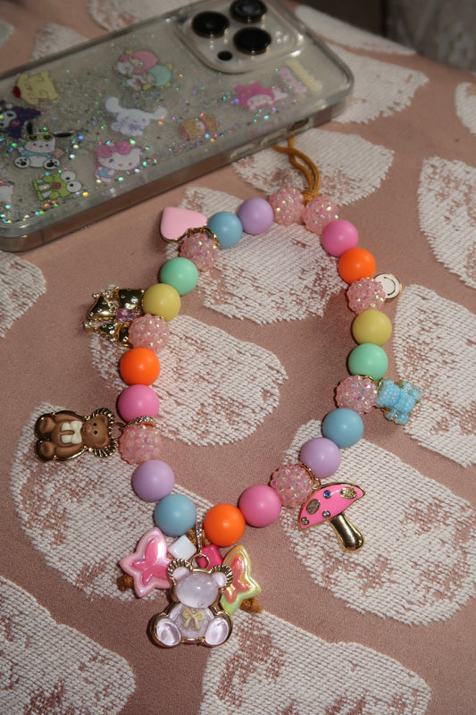 Cute Colorful Phone Charm/Keychain