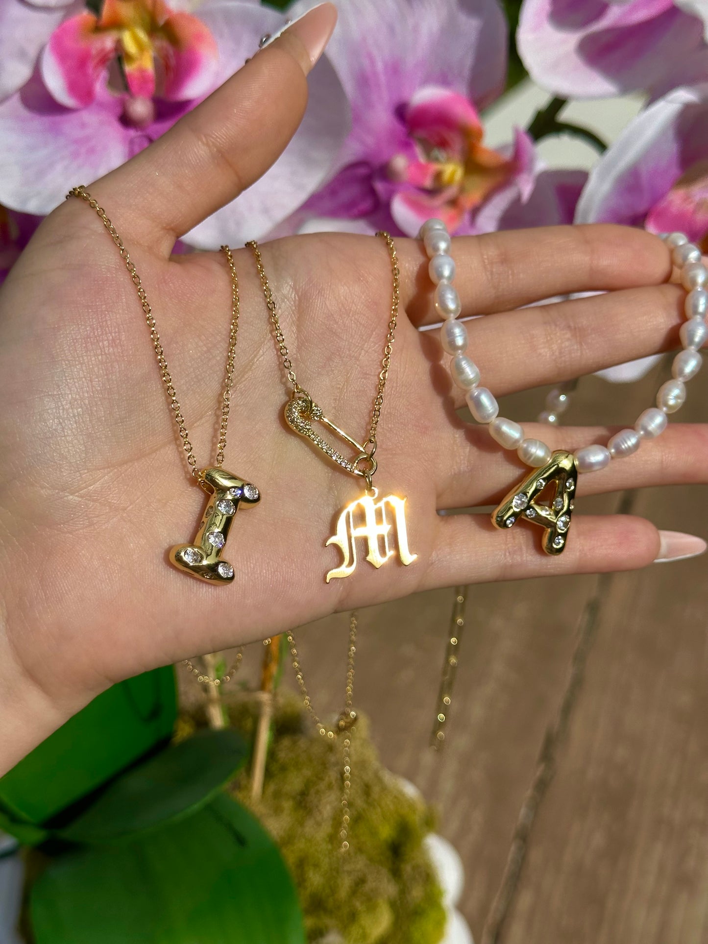 Initial Necklaces