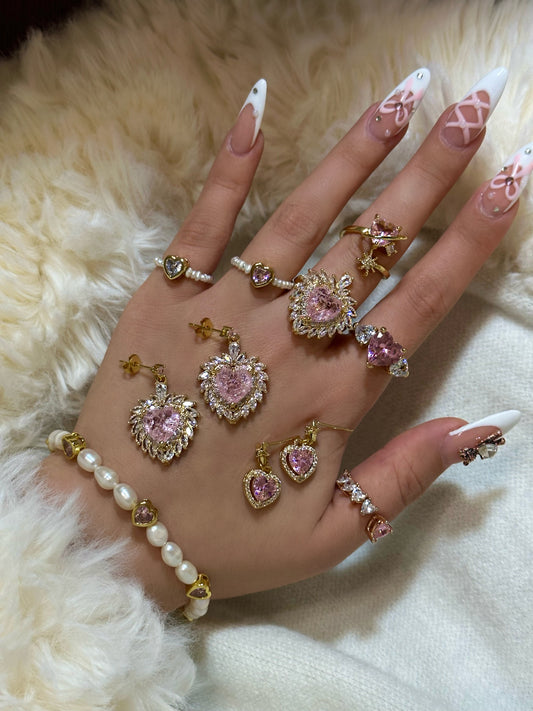 Earrings & Rings (Sold Separately)