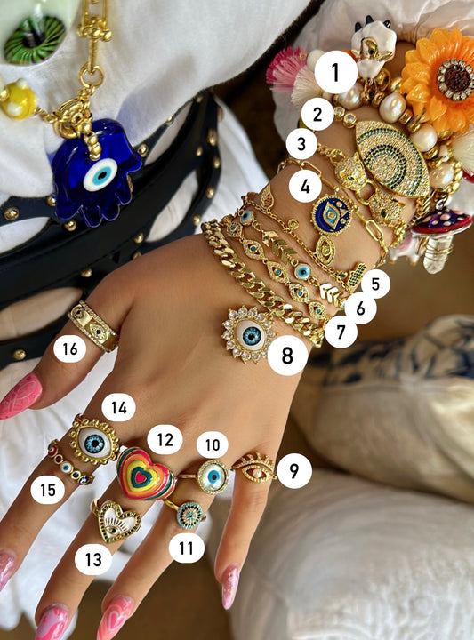 Bracelets & Rings (Sold Separately)