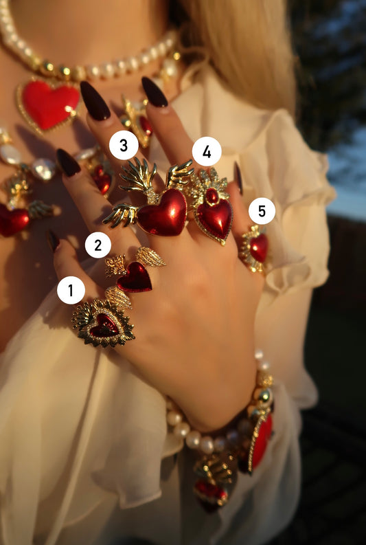 Sacred Heart Rings❤️🔥