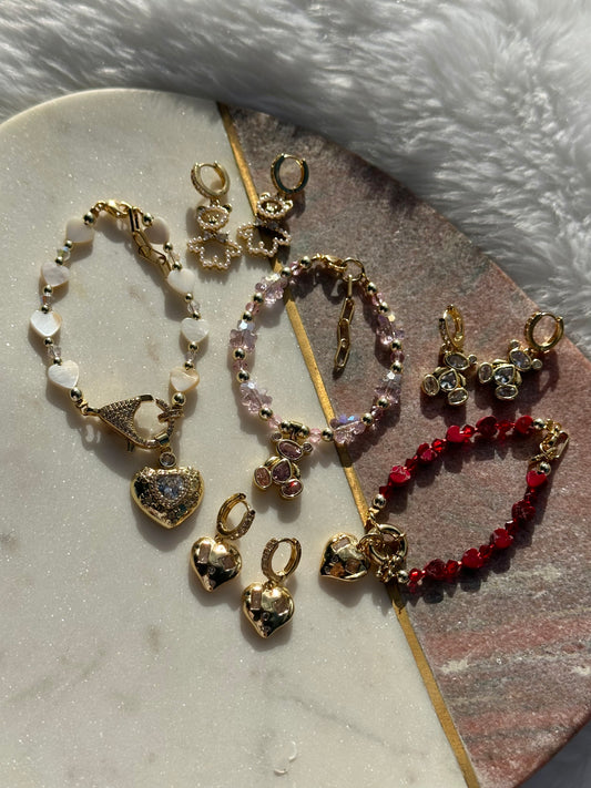 Bracelets & Earrings (Sold Separately)