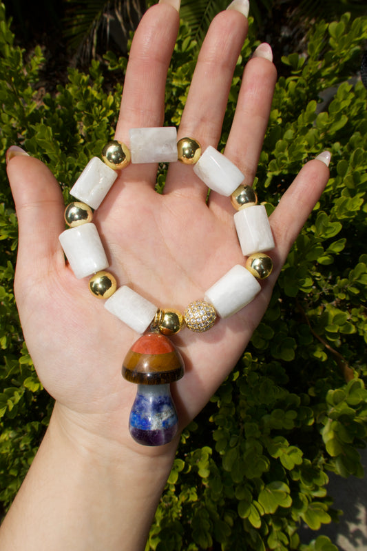 Stone Mushroom Bracelet