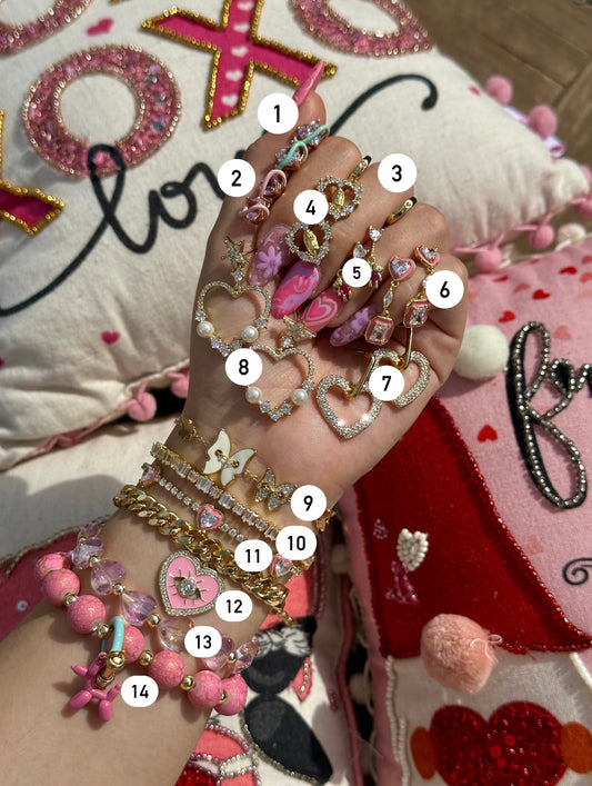 Heart Earrings & Bracelets