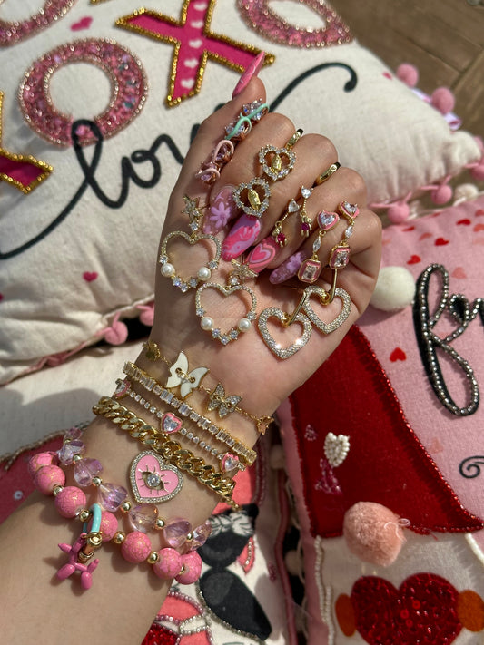 Heart Earrings & Bracelets