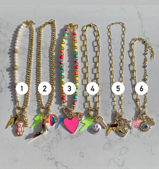 Charm Necklaces (Sold Separately)