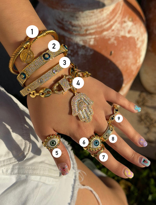 Gold Bracelets & Rings