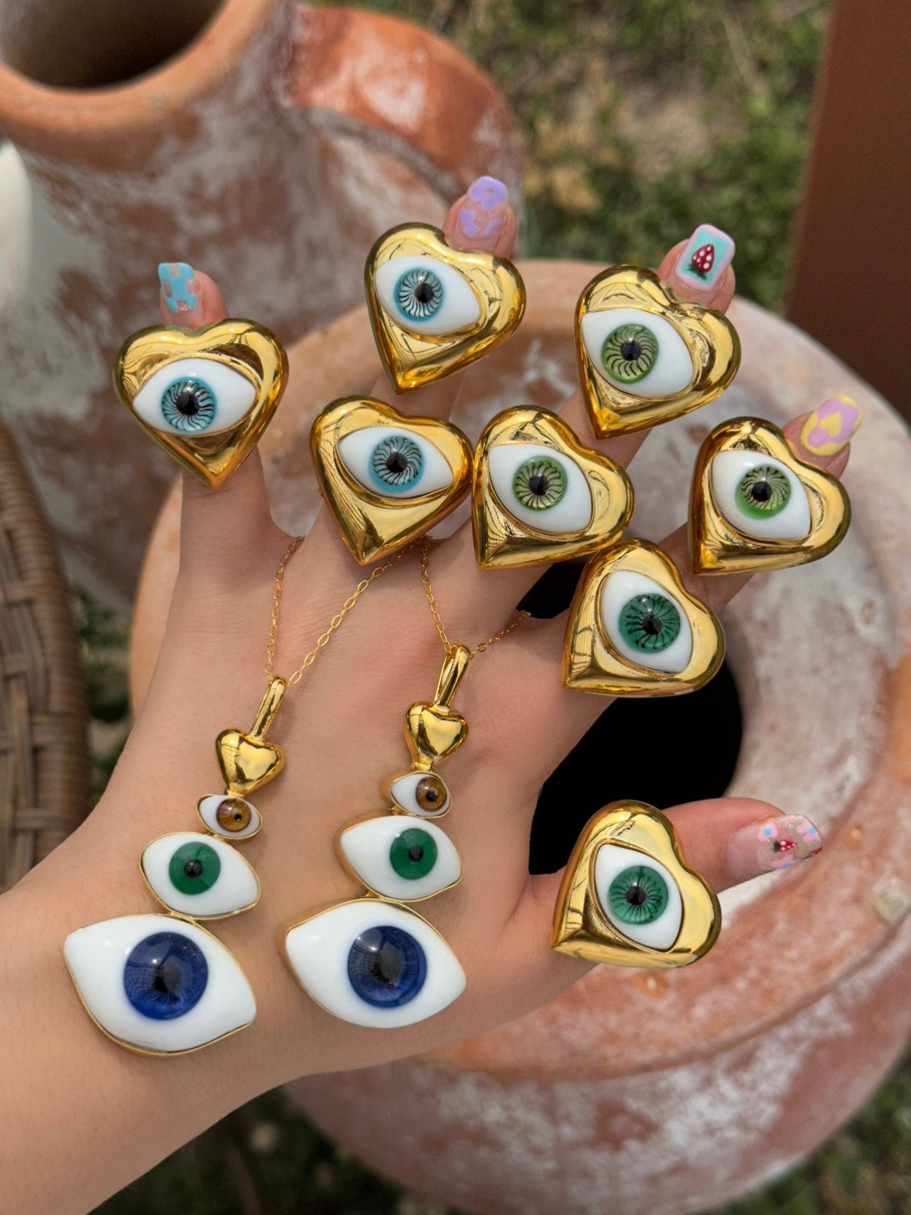 Big Heart Eye Rings👁️