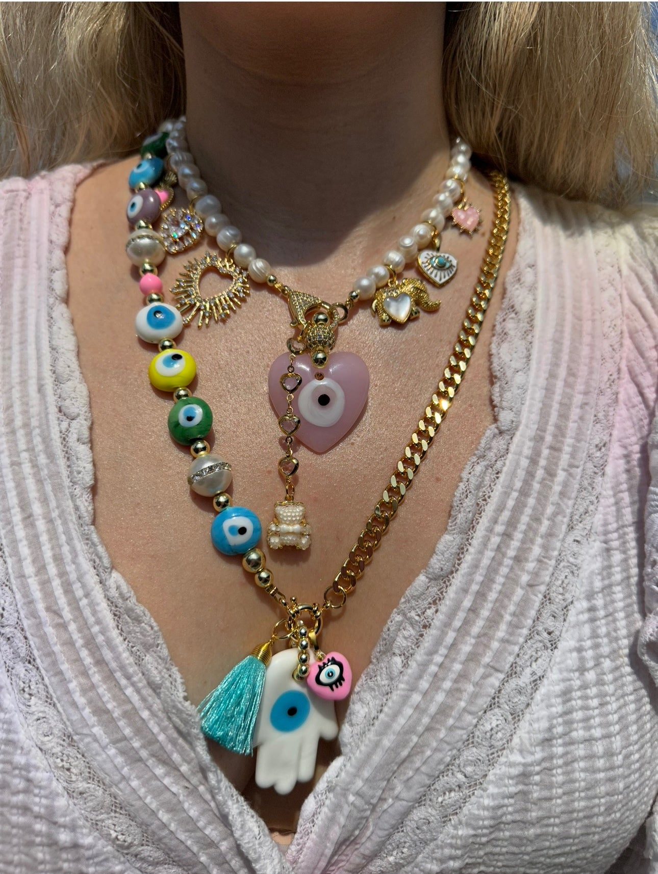 Pastel Eyes Necklaces