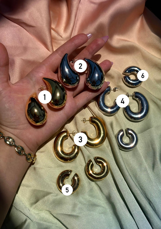 Chunky Earrings (Sold Separately)