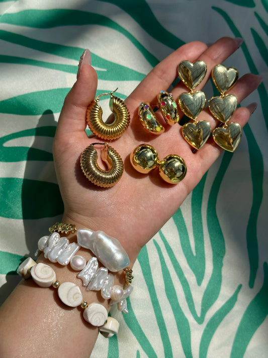 Chunky Earrings (Each Pair Sold Separately)