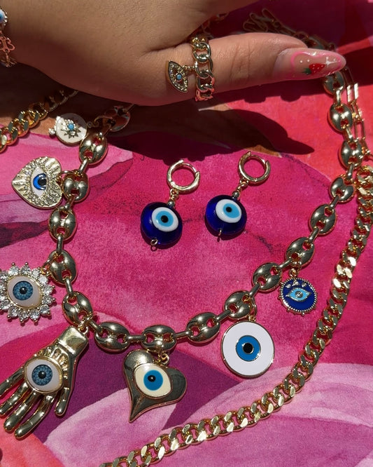 Murano Glass Eye Earrings