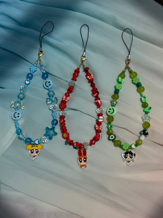 Powerpuff Girls Phone Charms