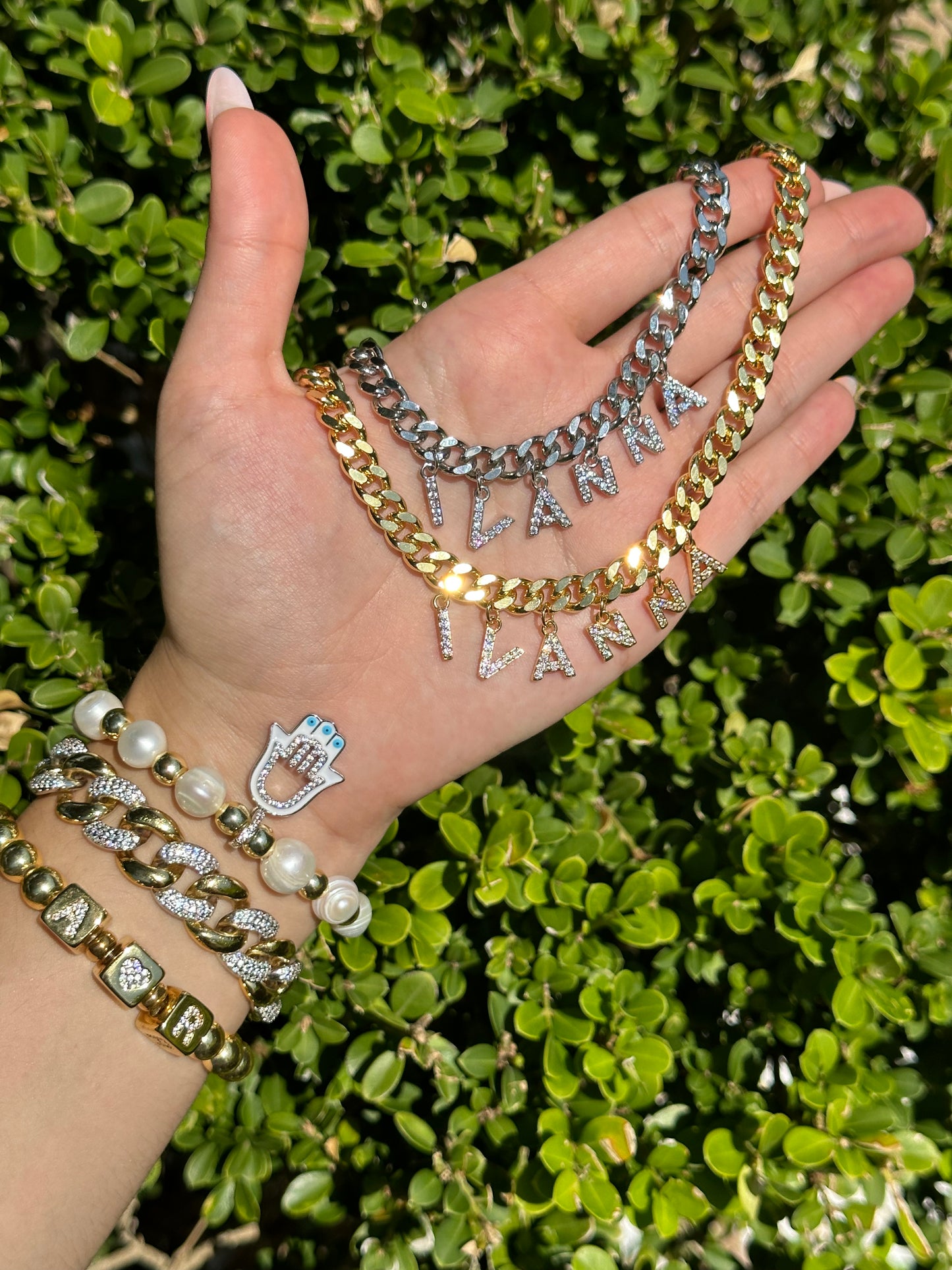 Personalized Chunky Chain in Silver or Gold