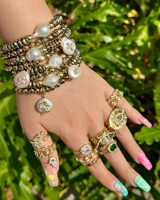 Champagne Gold Bracelet Set