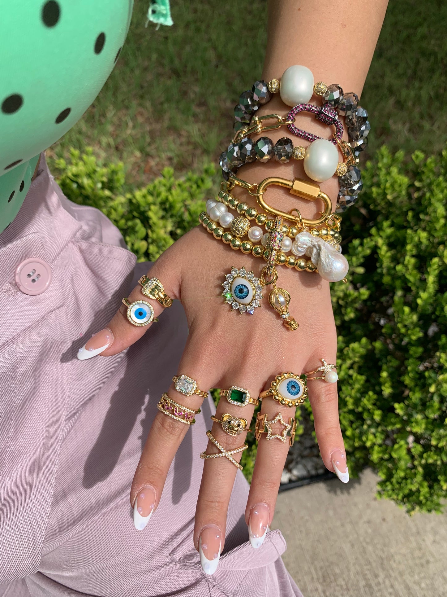 Bracelets & Rings (Sold Separately)