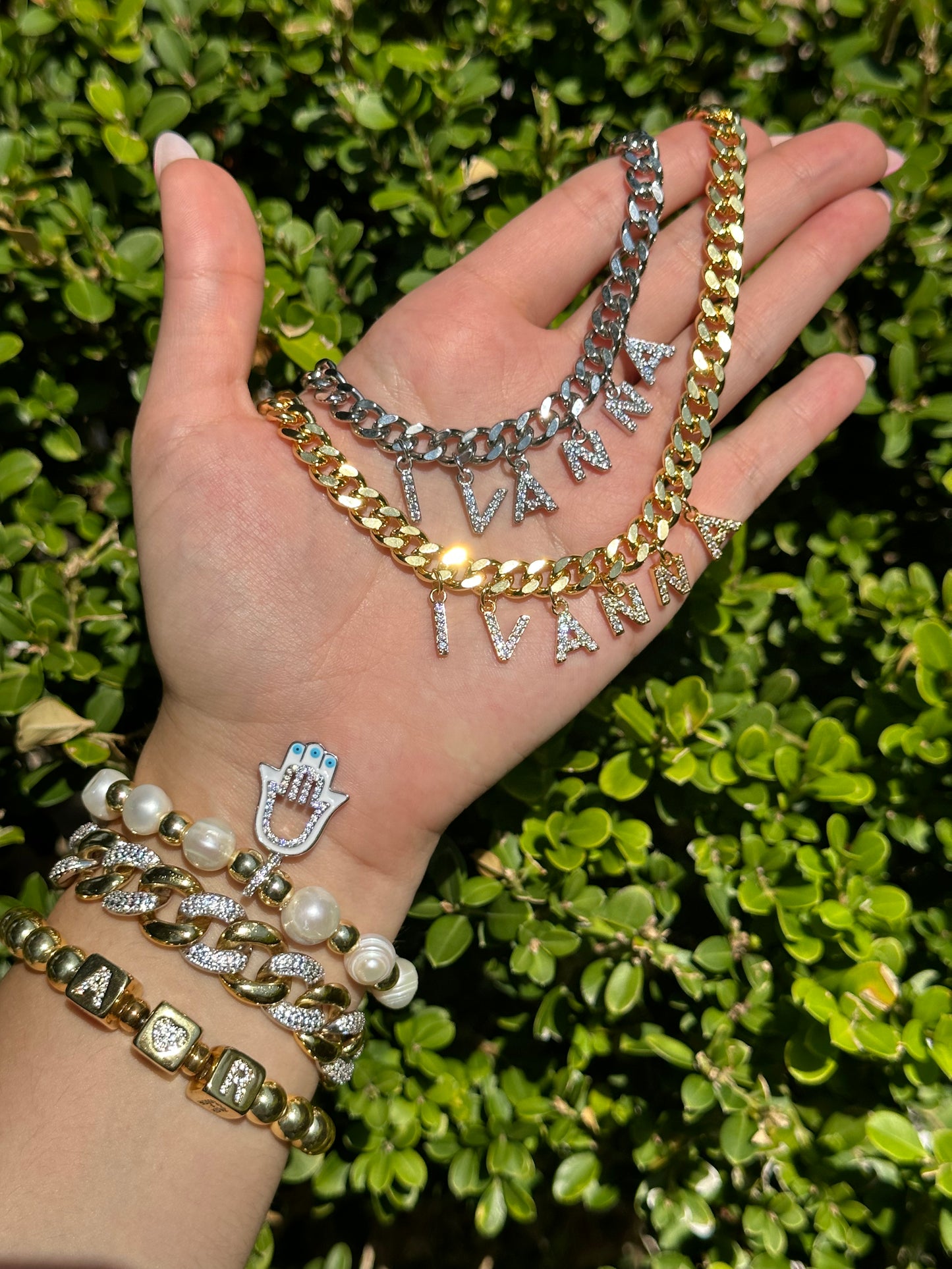 Personalized Chunky Chain in Silver or Gold